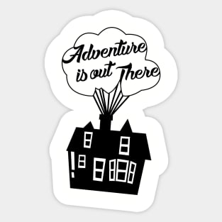 Adventure Is Out There Sticker